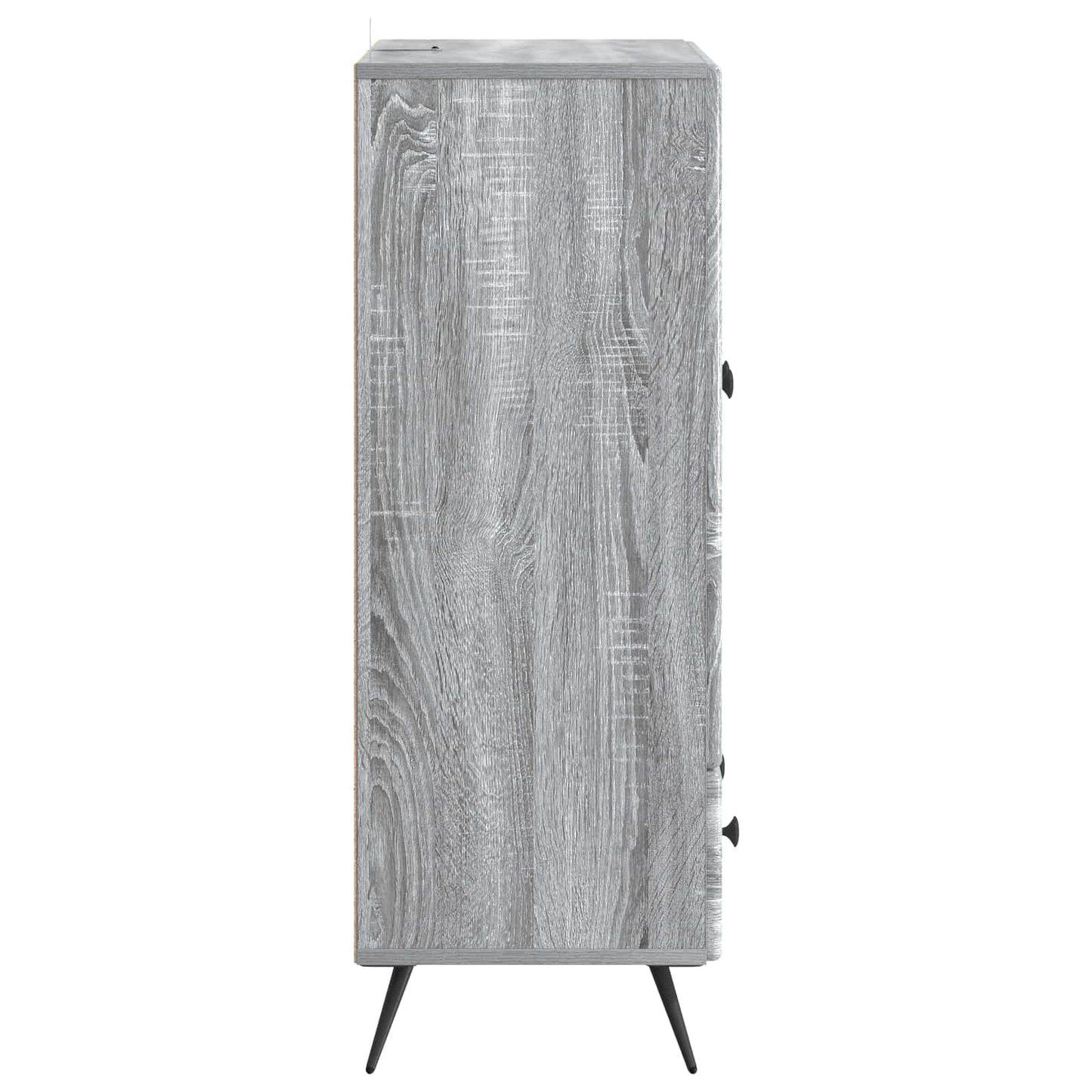 vidaXL Πλαϊνό γραφείο με συρτάρι Γκρι Sonoma 66 x 34,5 x 95 εκ.