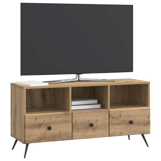 vidaXL Ντουλάπι TV Artisan Δρυς 102 x 34,5 x 50 εκ. Επεξεργασμένο Ξύλο