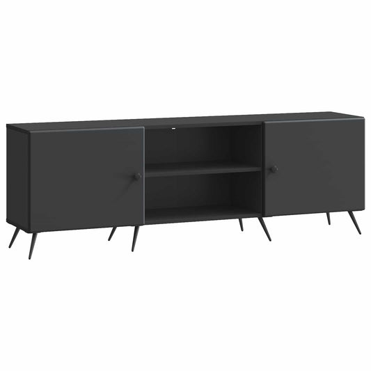 vidaXL Ντουλάπι TV Μαύρο 150 x 31 x 50 εκ. Επεξεργασμένο Ξύλο