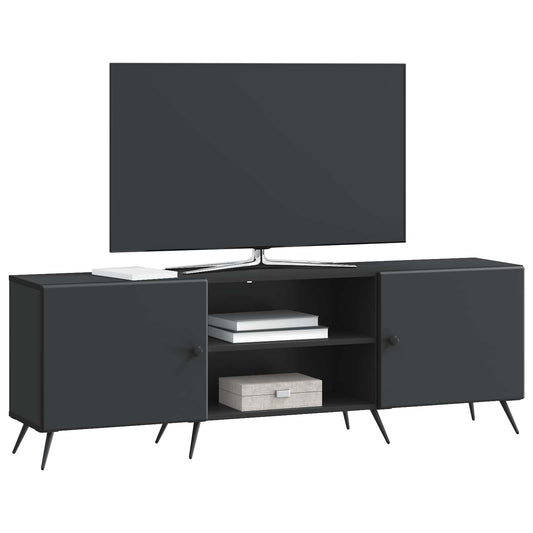 vidaXL Ντουλάπι TV Μαύρο 150 x 31 x 50 εκ. Επεξεργασμένο Ξύλο