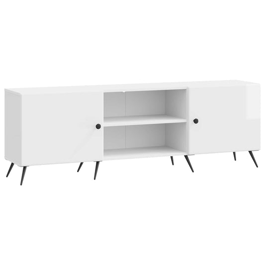 vidaXL Ντουλάπι TV Γυαλιστερό Λευκό 150 x 31 x 50 εκ.