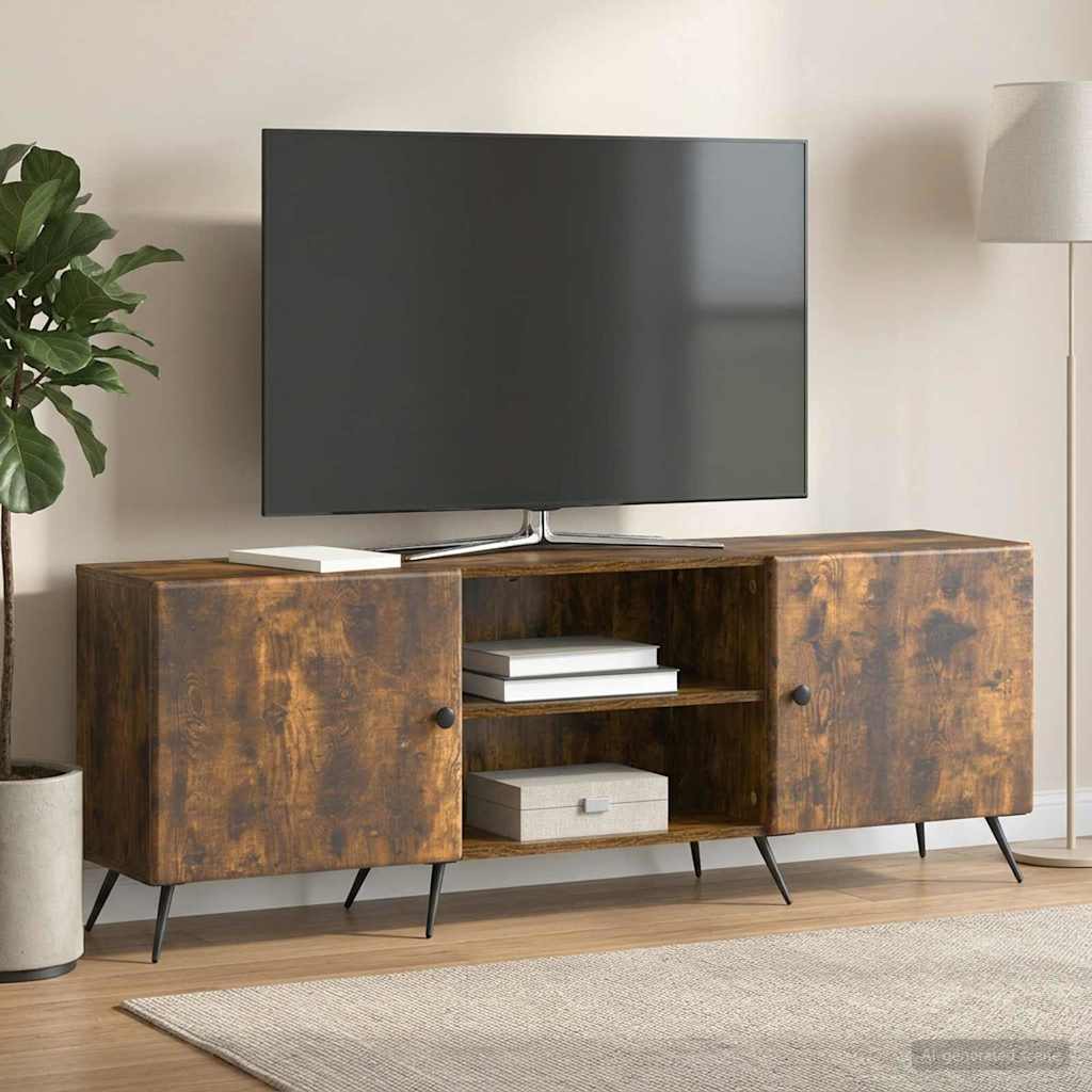 vidaXL Ντουλάπι TV Καπνισμένο Ξύλο Δρυός 150 x 31 x 50 εκ.