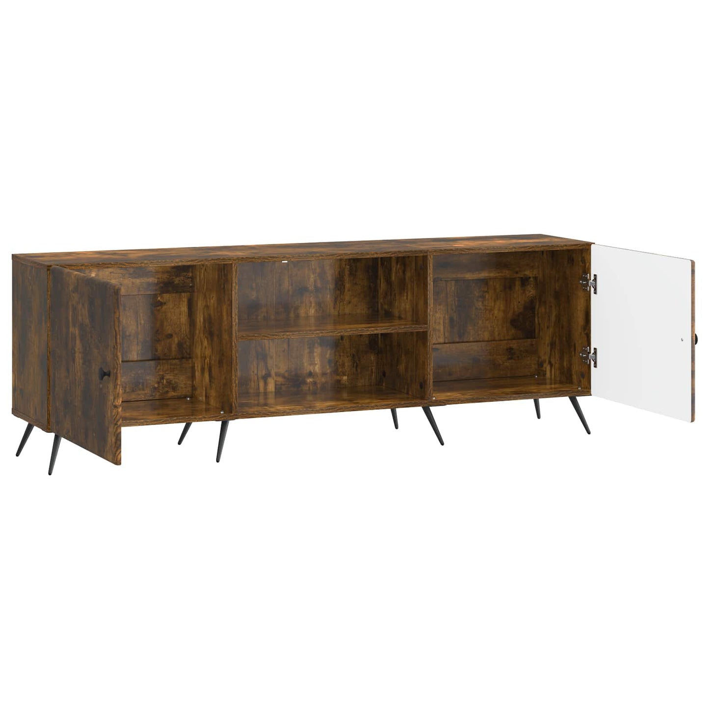 vidaXL Ντουλάπι TV Καπνισμένο Ξύλο Δρυός 150 x 31 x 50 εκ.