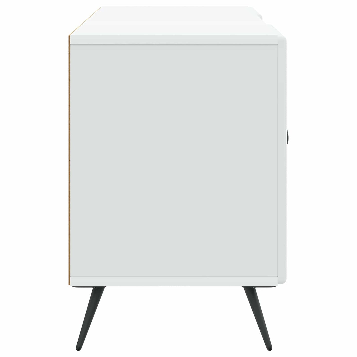 vidaXL Ντουλάπι TV Λευκό 102 x 34,5 x 50 εκ. Επεξεργασμένο Ξύλο