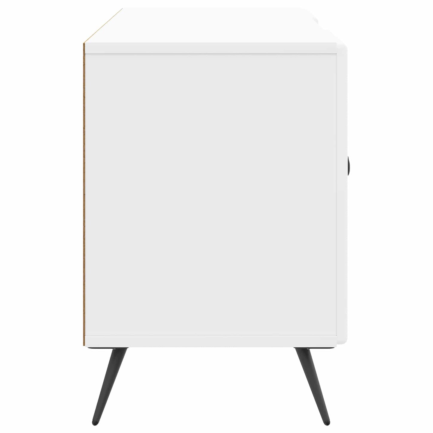 vidaXL Ντουλάπι TV Γυαλιστερό Λευκό 102 x 34,5 x 50 εκ.