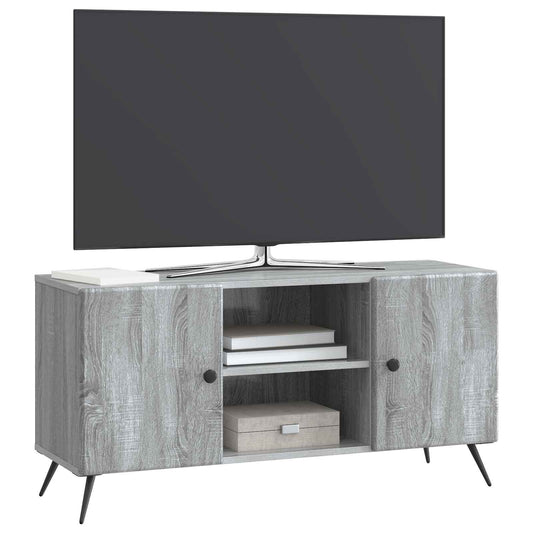 vidaXL Ντουλάπι TV Γκρι Sonoma 102 x 34,5 x 50 εκ. Επεξεργασμένο Ξύλο