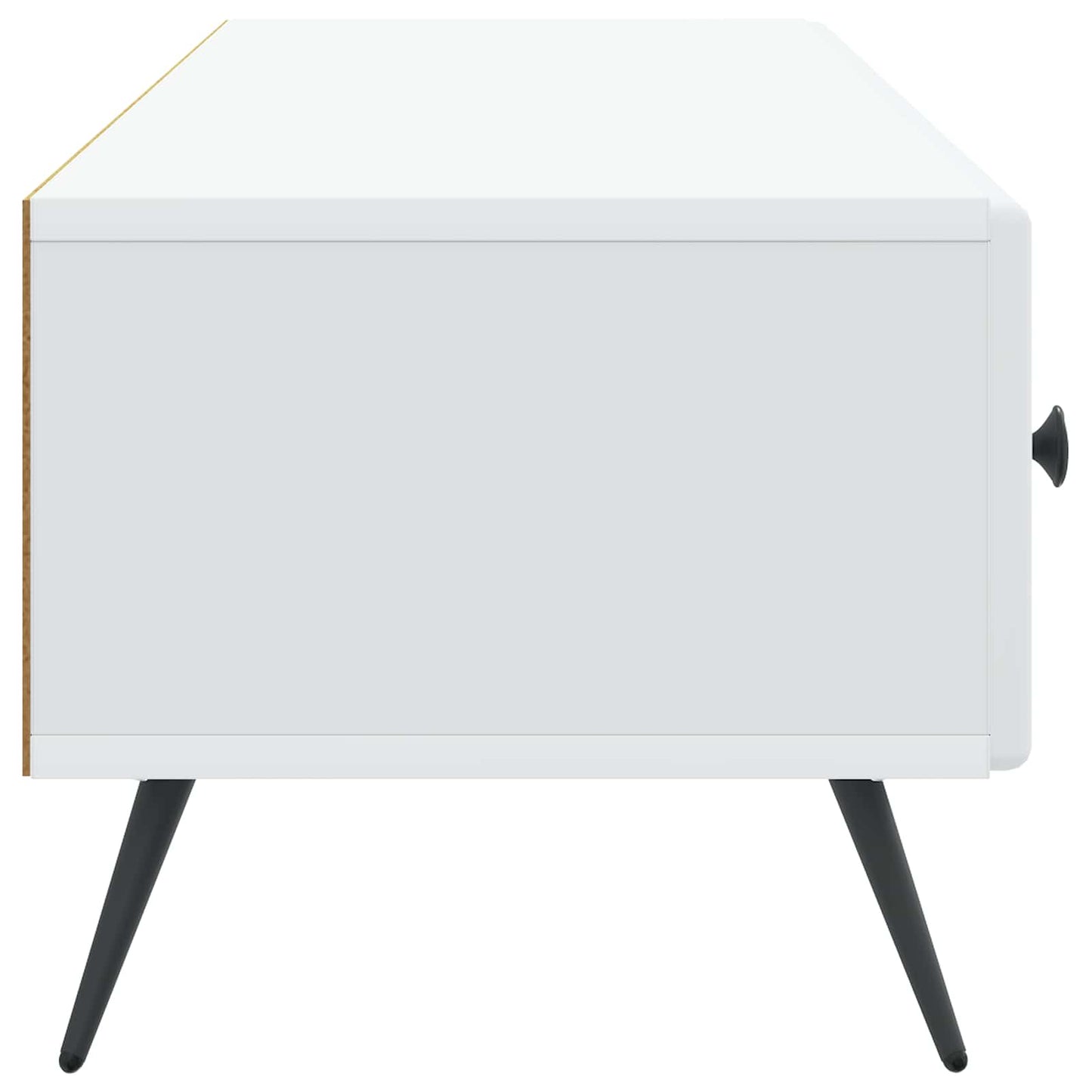 vidaXL Ντουλάπι TV Λευκό 147 x 34,5 x 30 εκ Επεξεργασμένο Ξύλο