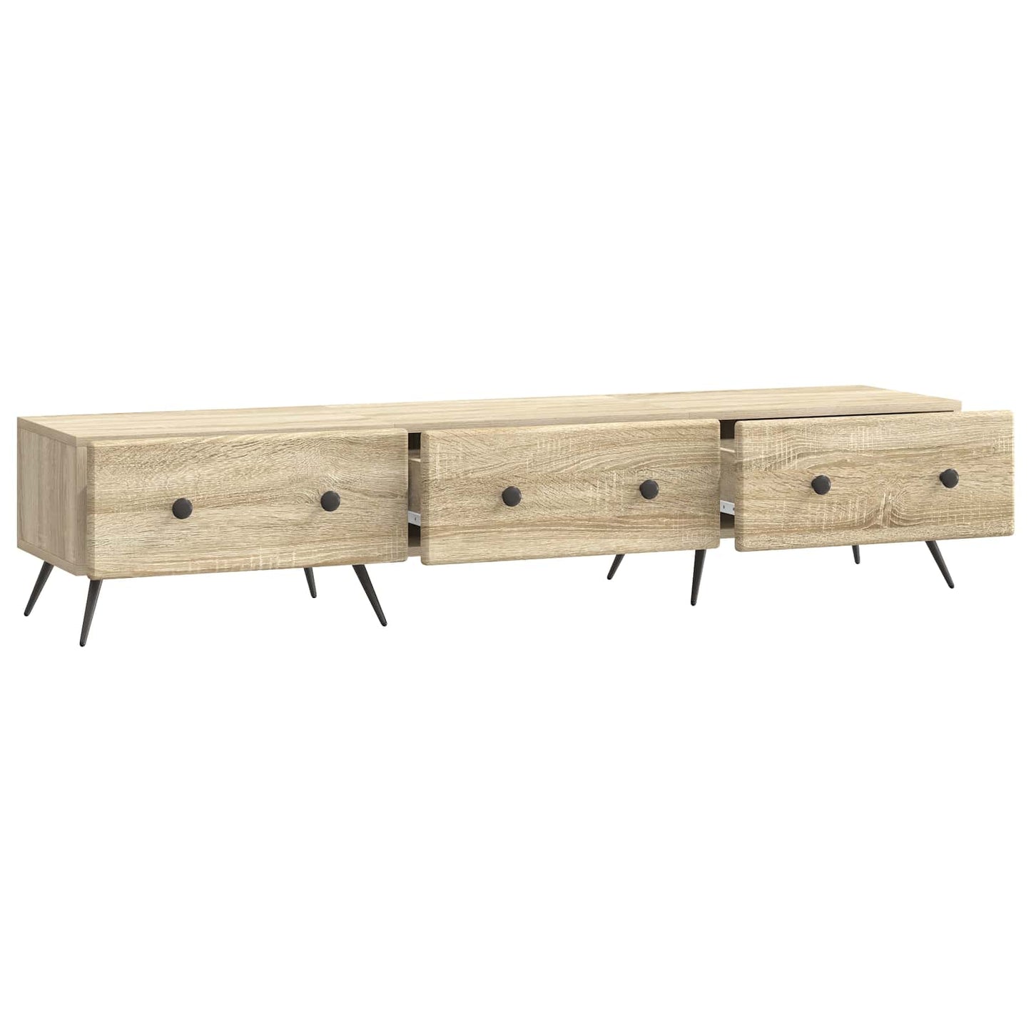 vidaXL Ντουλάπι TV Sonoma Δρυς 147 x 34,5 x 30 εκ Επεξεργασμένο Ξύλο