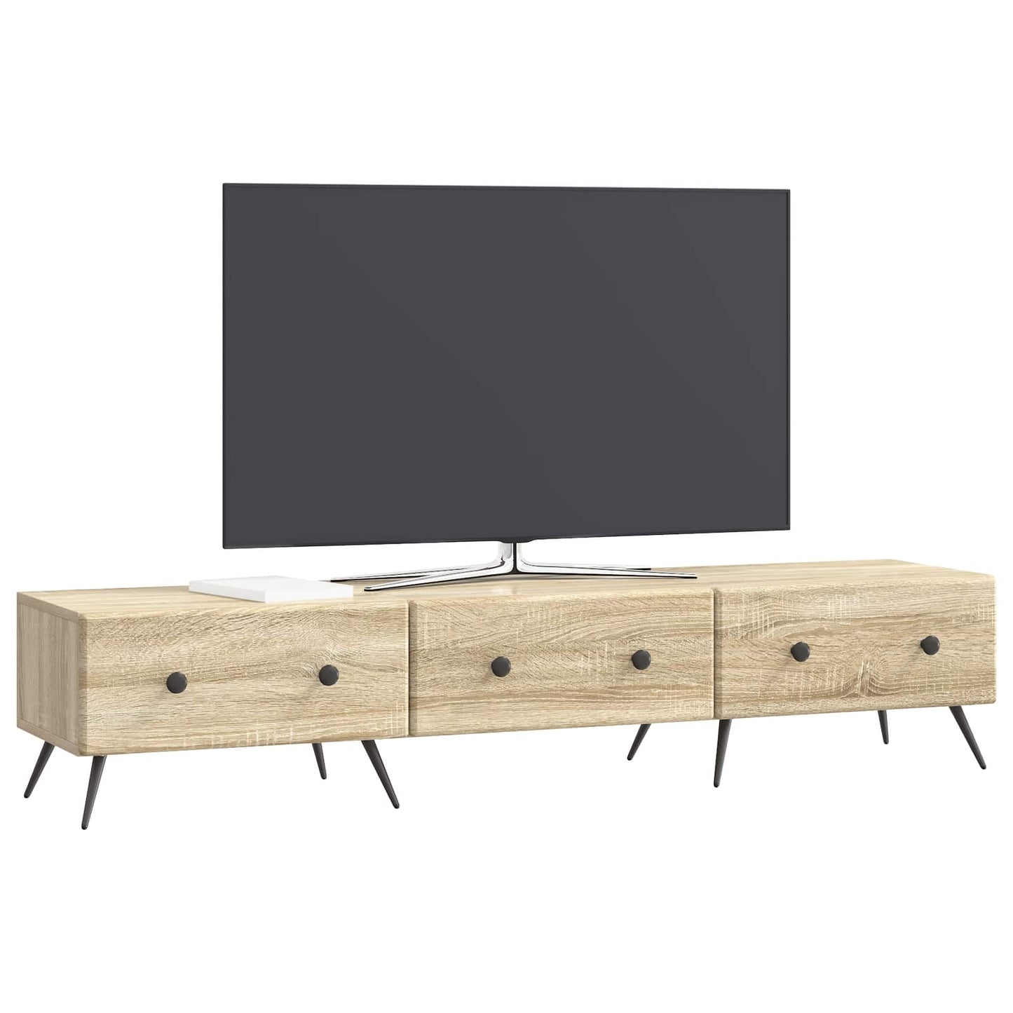 vidaXL Ντουλάπι TV Sonoma Δρυς 147 x 34,5 x 30 εκ Επεξεργασμένο Ξύλο