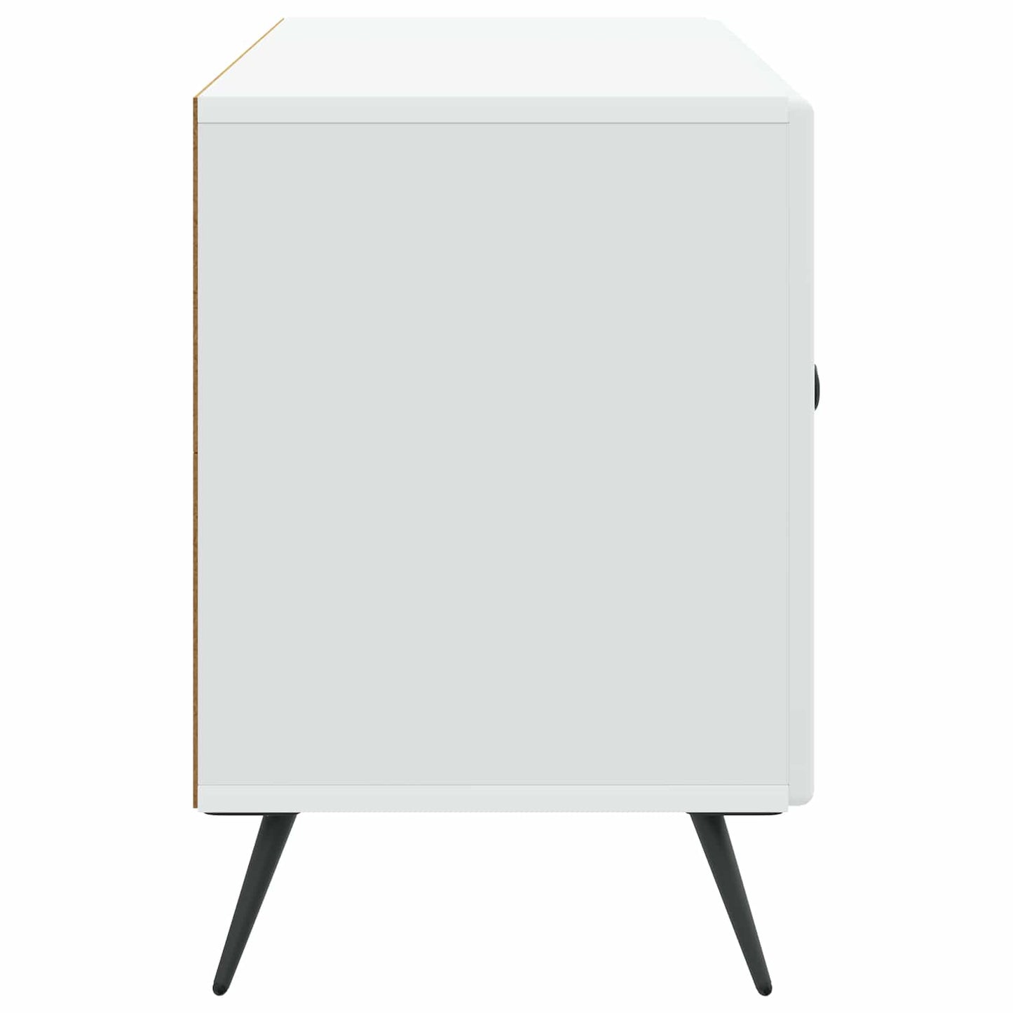 vidaXL Ντουλάπι TV Λευκό 99 x 34,5 x 50 εκ. Επεξεργασμένο Ξύλο