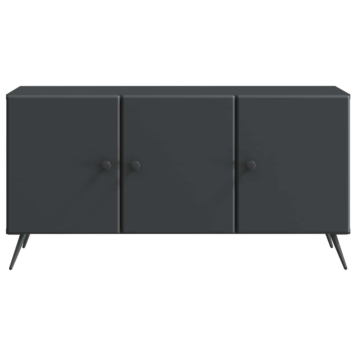 vidaXL Ντουλάπι TV Μαύρο 99 x 34,5 x 50 εκ. Επεξεργασμένο Ξύλο