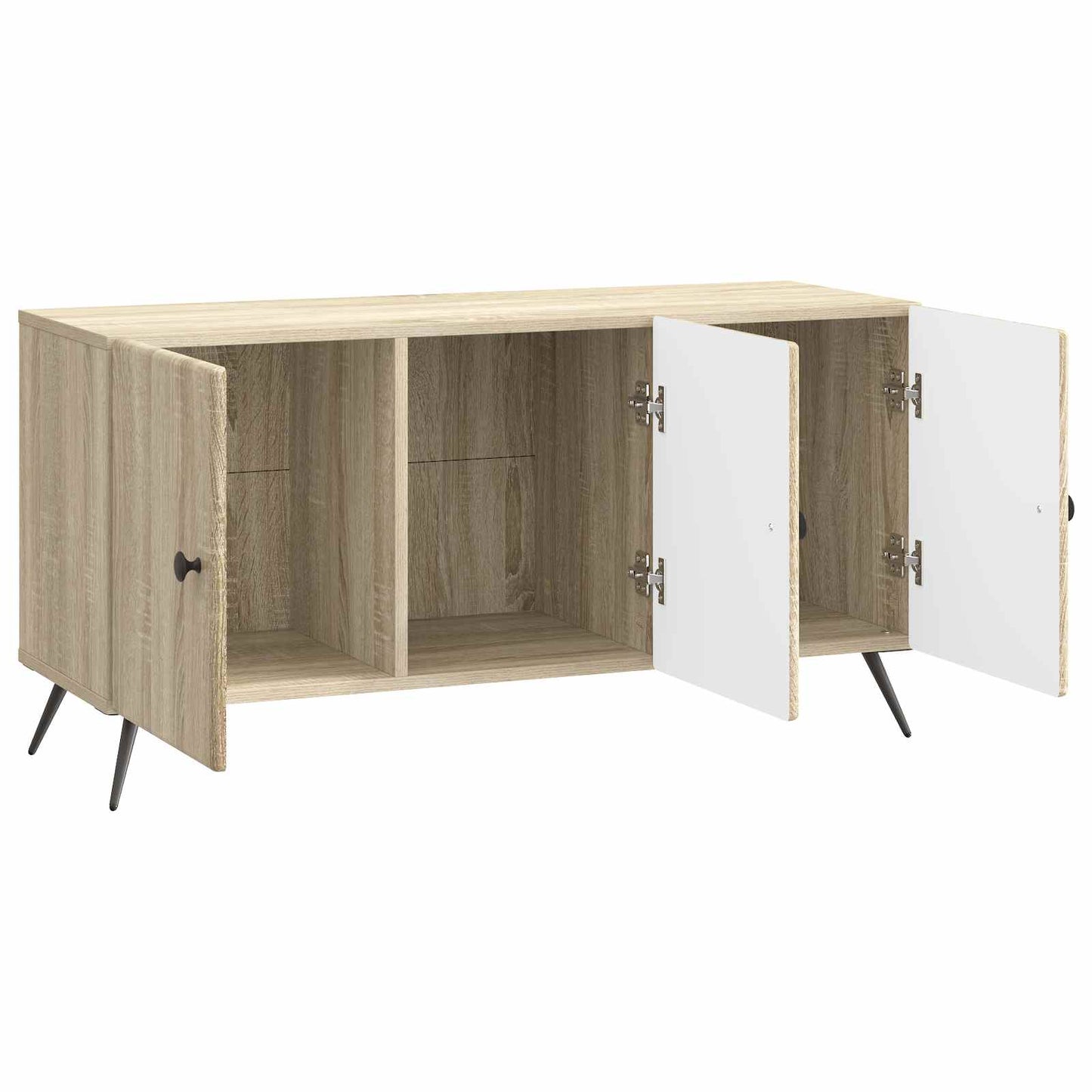 vidaXL Ντουλάπι TV Sonoma Δρυς 99 x 34,5 x 50 εκ. Επεξεργασμένο Ξύλο