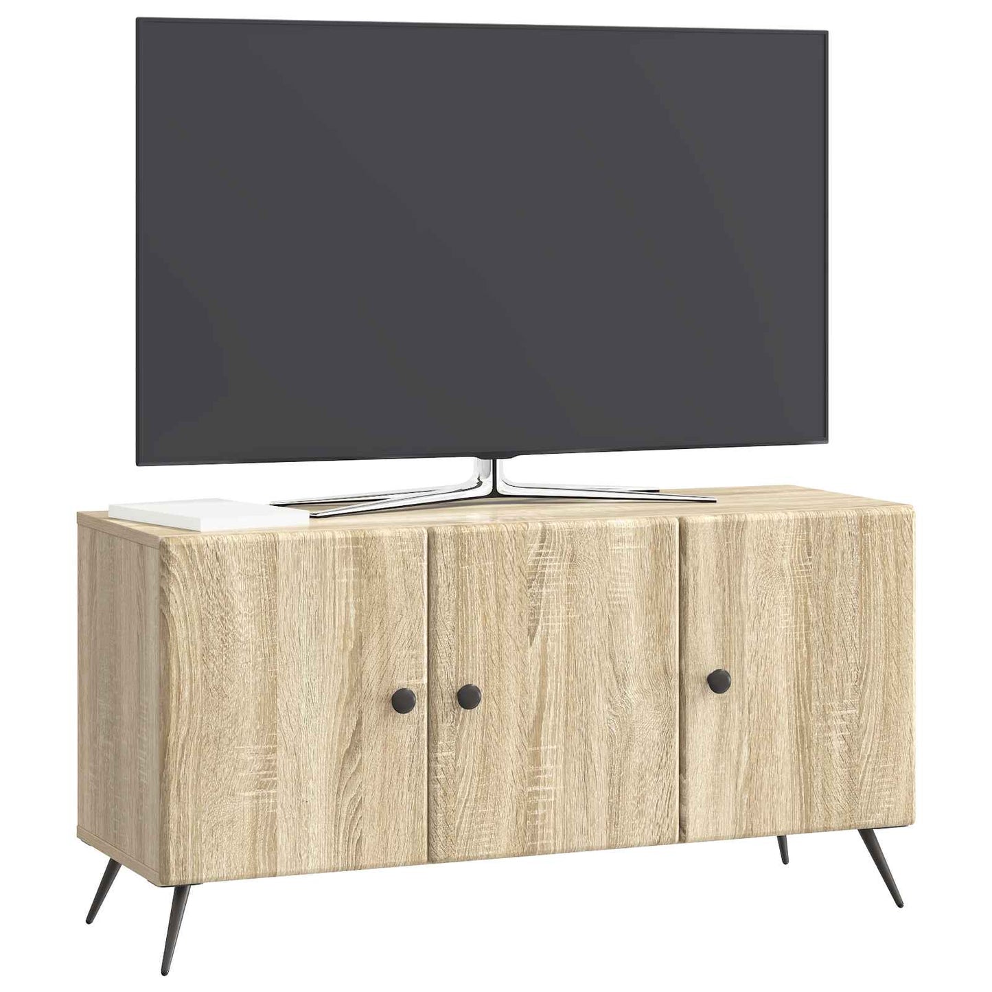 vidaXL Ντουλάπι TV Sonoma Δρυς 99 x 34,5 x 50 εκ. Επεξεργασμένο Ξύλο
