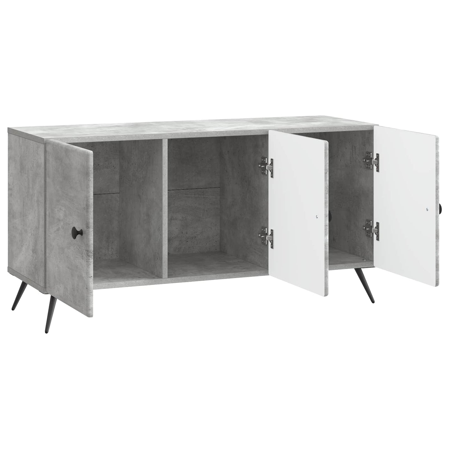 vidaXL Ντουλάπι TV Γκρι Σκυροδέματος 99 x 34,5 x 50 εκ.