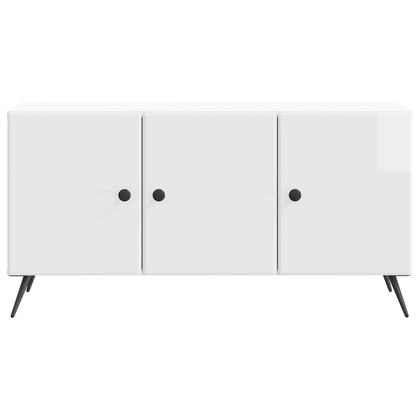 vidaXL Ντουλάπι TV Γυαλιστερό Λευκό 99 x 34,5 x 50 εκ.
