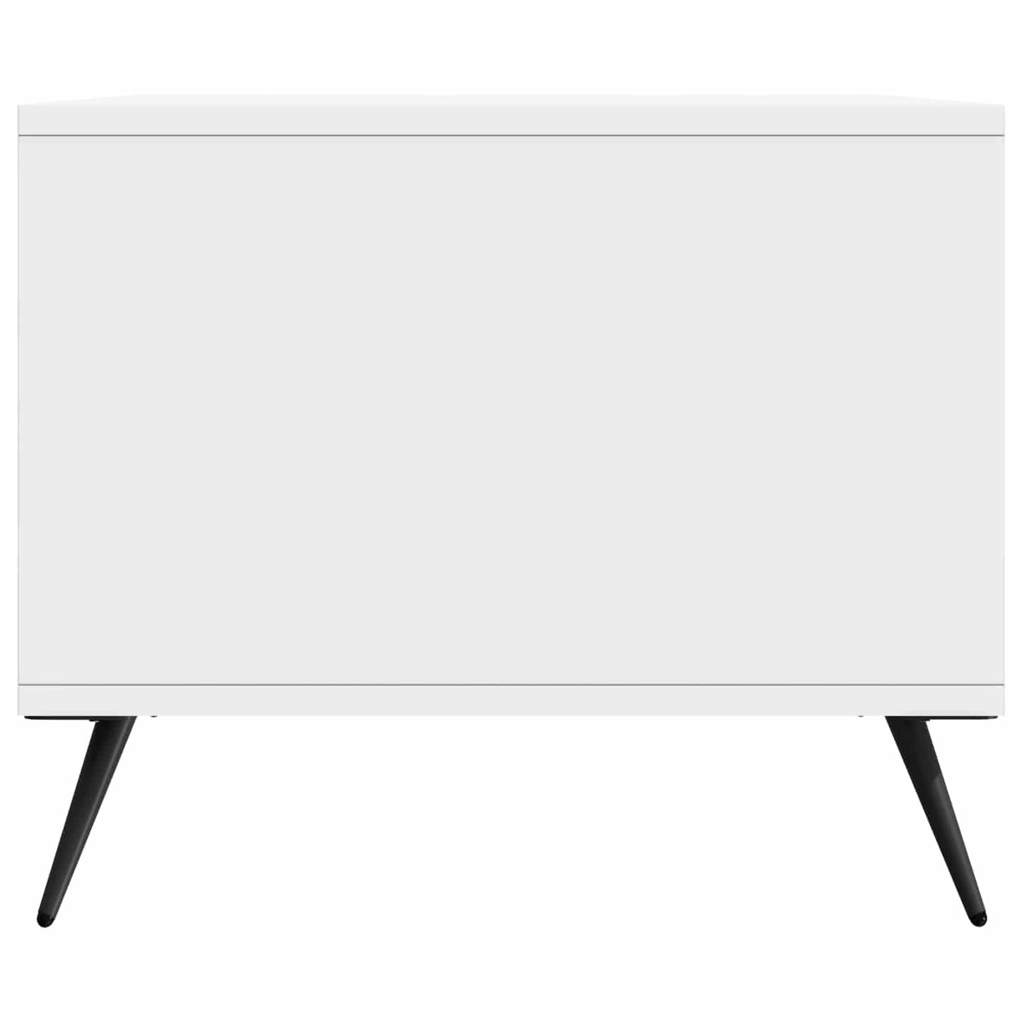 vidaXL Τραπεζάκι σαλονιού Γυαλιστερό Λευκό 90 x 50 x 40 cm