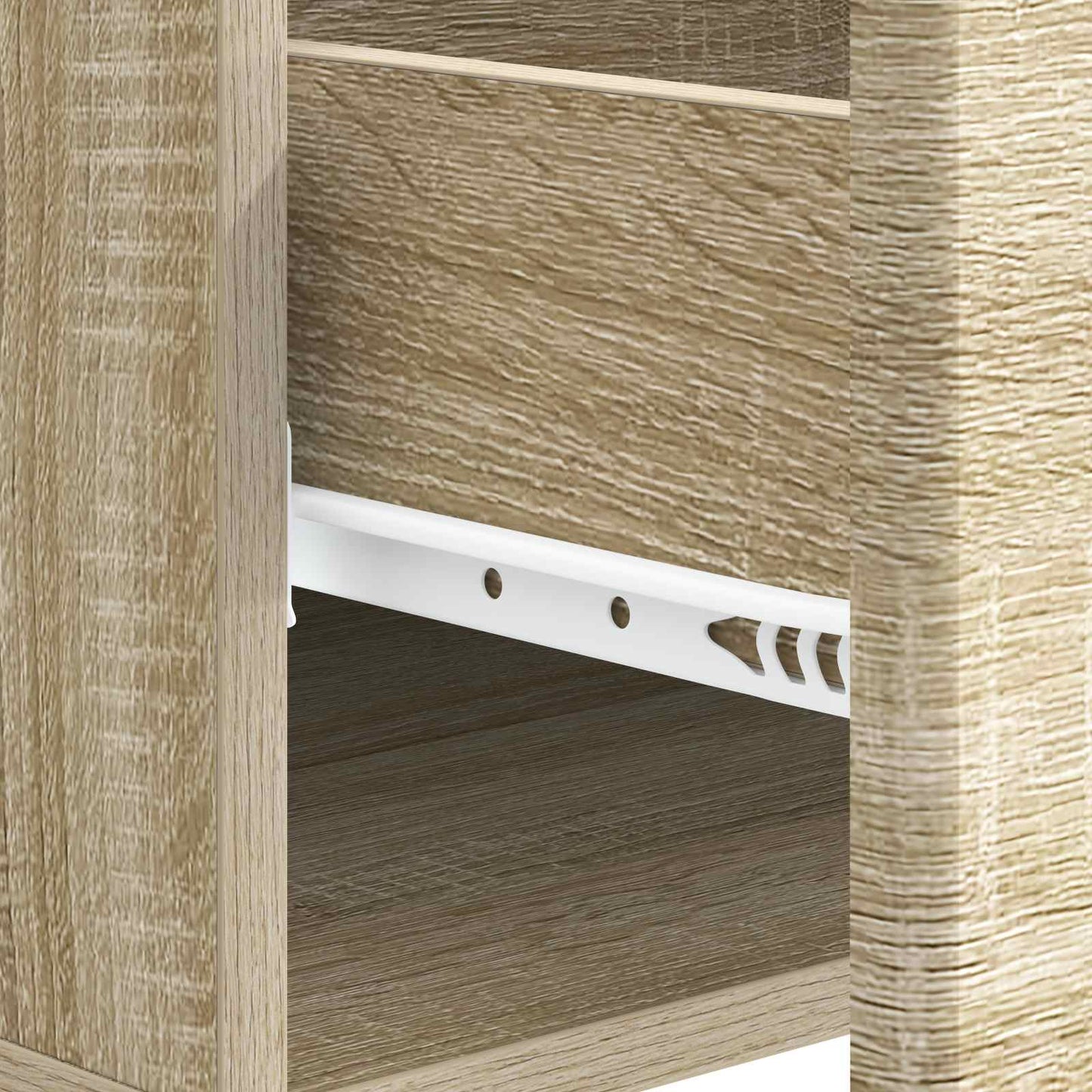 vidaXL Τραπεζάκι σαλονιού με συρτάρι Sonoma Δρυς 49 x 50 x 40 εκ