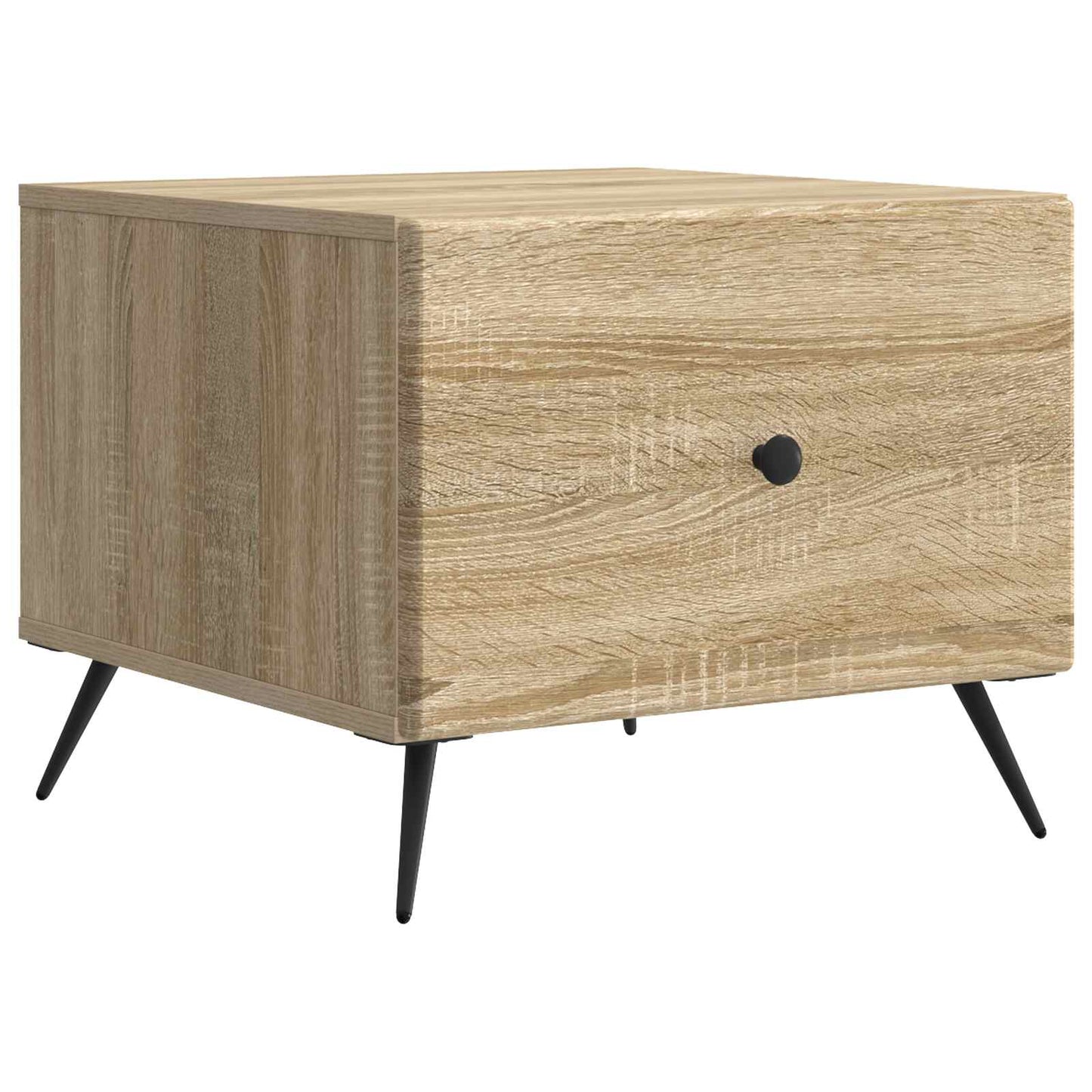 vidaXL Τραπεζάκι σαλονιού με συρτάρι Sonoma Δρυς 49 x 50 x 40 εκ
