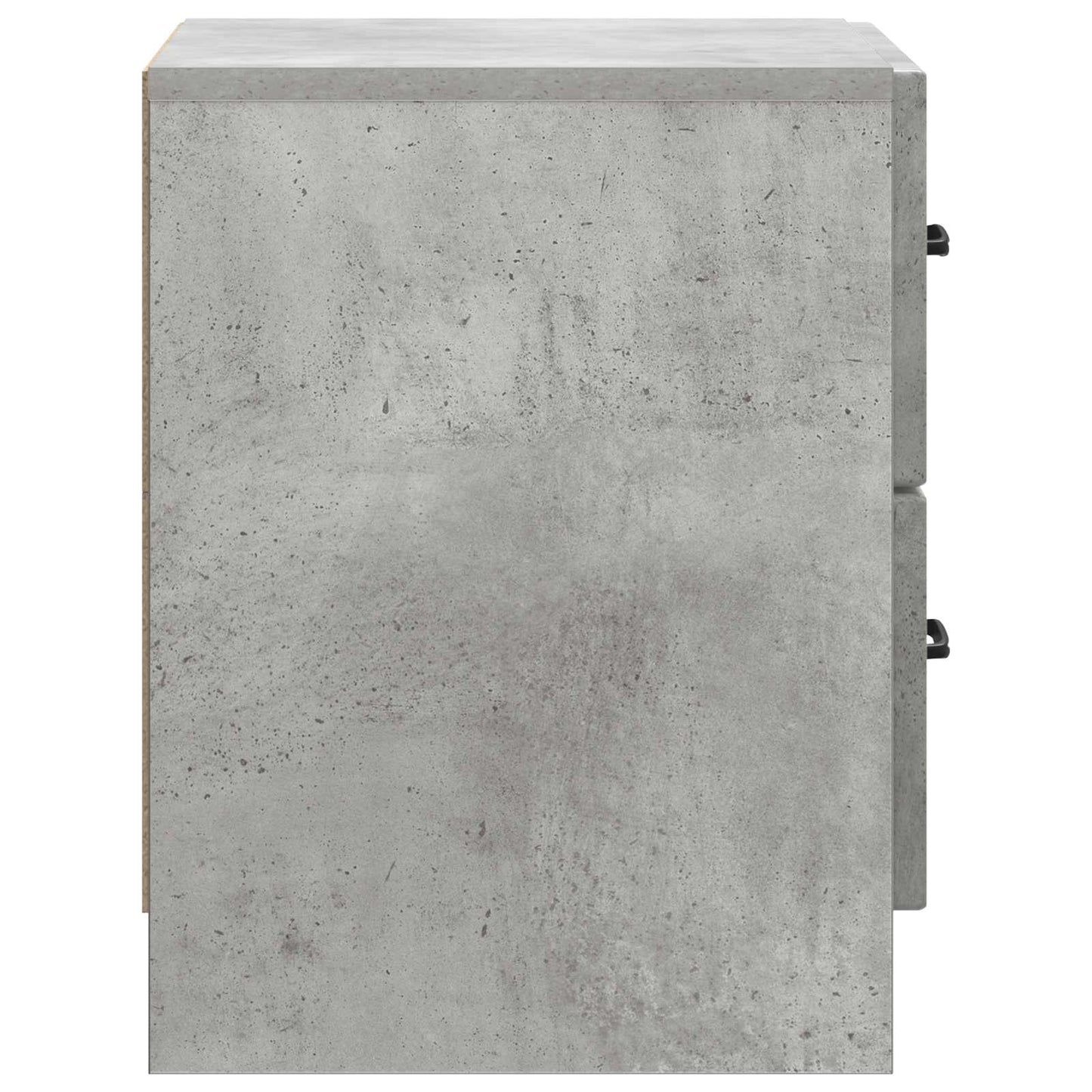 vidaXL Κομοδίνο με συρτάρι Γκρι Σκυροδέματος 43 x 34,5 x 44,5 εκ
