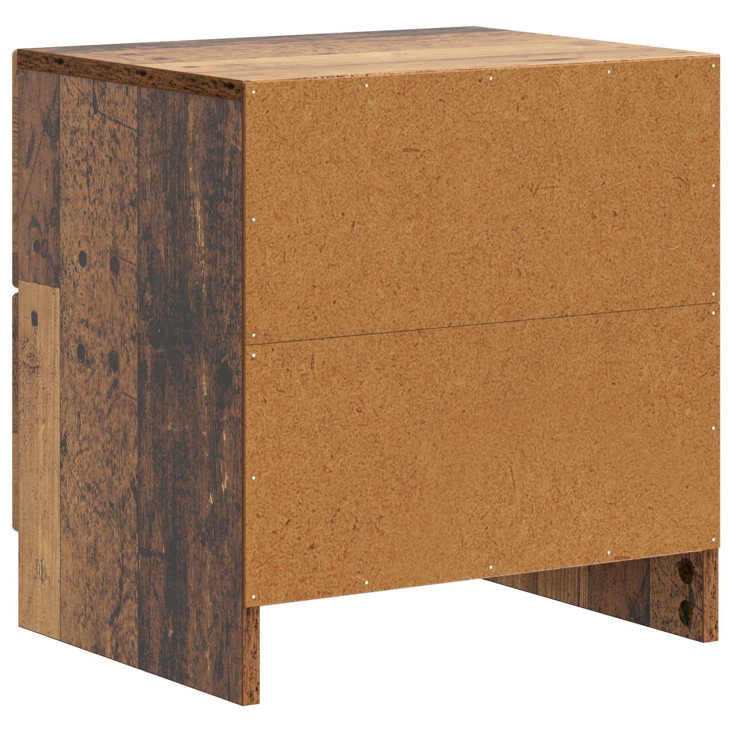 vidaXL Κομοδίνο Παλαιωμένο ξύλο 43 x 34,5 x 44,5 εκ Επεξεργασμένο Ξύλο