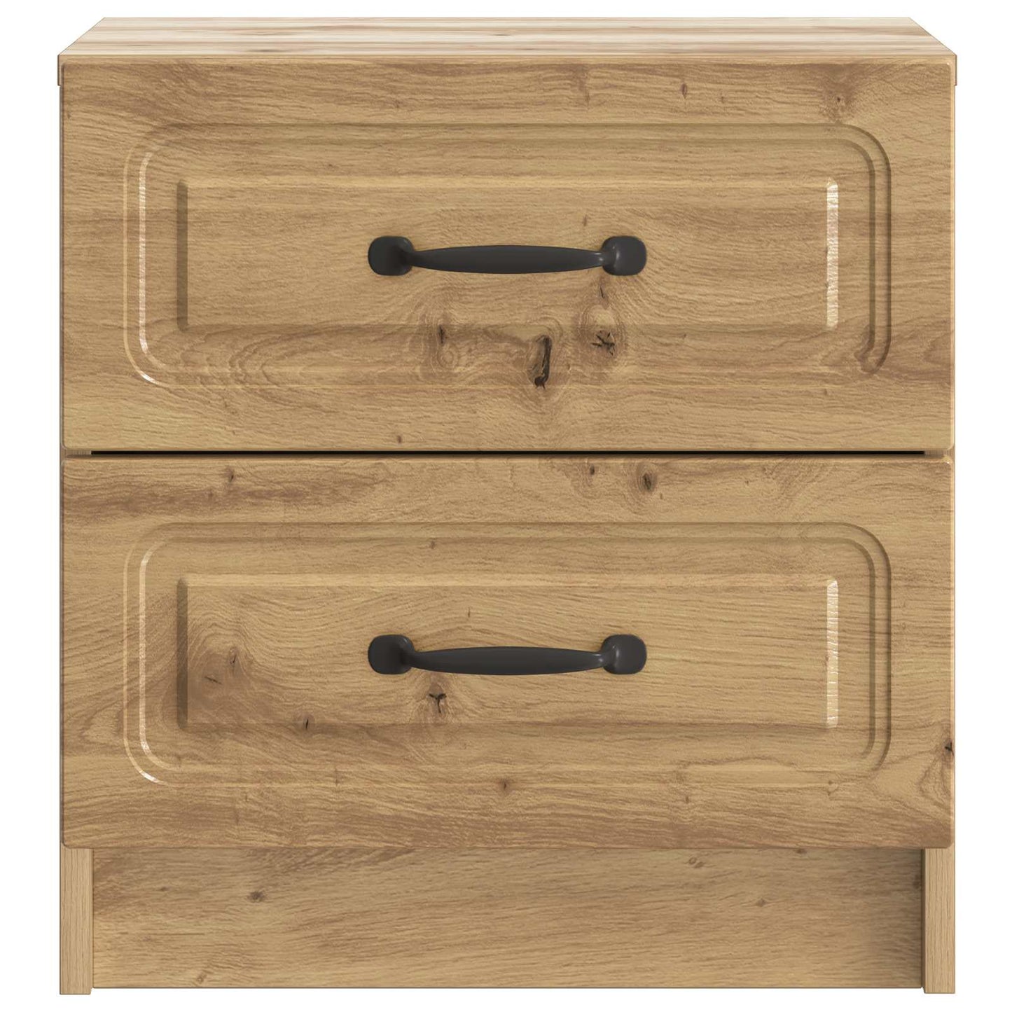 vidaXL Κομοδίνο Artisan Δρυς 43 x 34,5 x 44,5 εκ Επεξεργασμένο Ξύλο