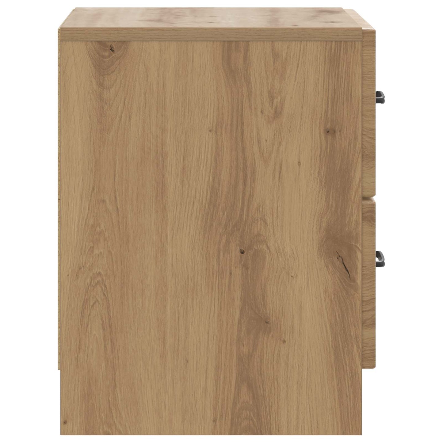 vidaXL Κομοδίνο Artisan Δρυς 43 x 34,5 x 44,5 εκ Επεξεργασμένο Ξύλο
