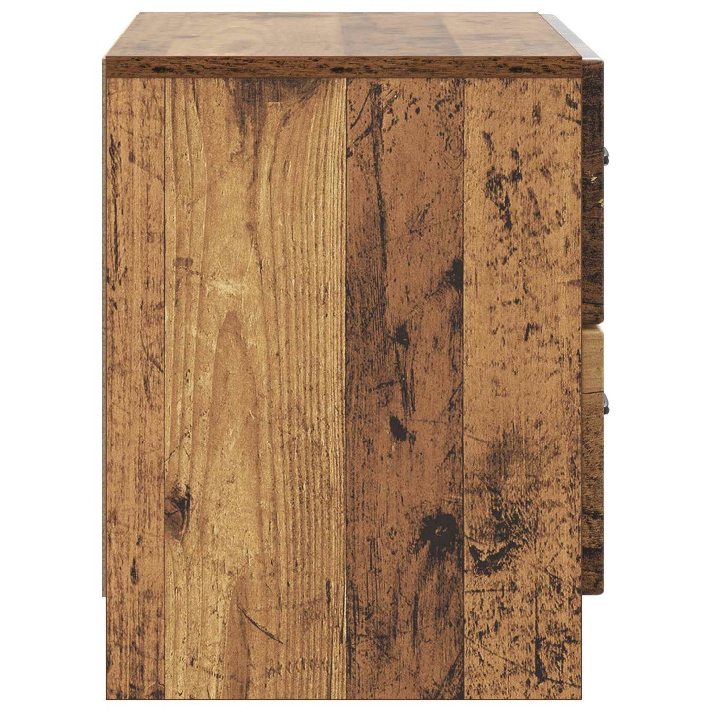 vidaXL Κομοδίνο Παλαιωμένο ξύλο 62 x 34,5 x 44,5 εκ Επεξεργασμένο Ξύλο