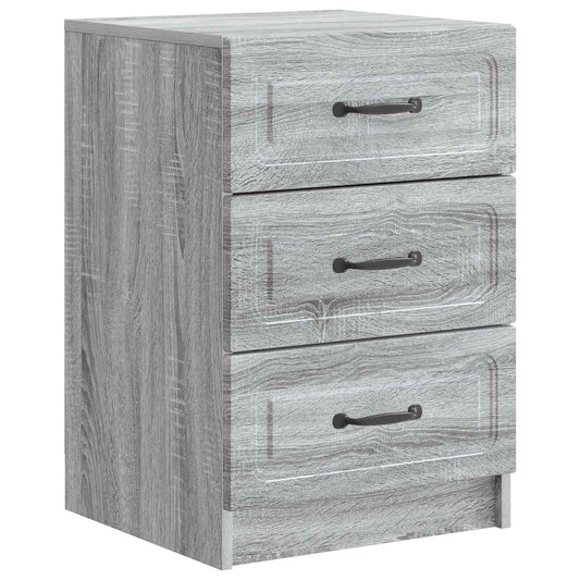 vidaXL Κομοδίνο Γκρι Sonoma 43 x 41 x 63,5 εκ. Επεξεργασμένο Ξύλο