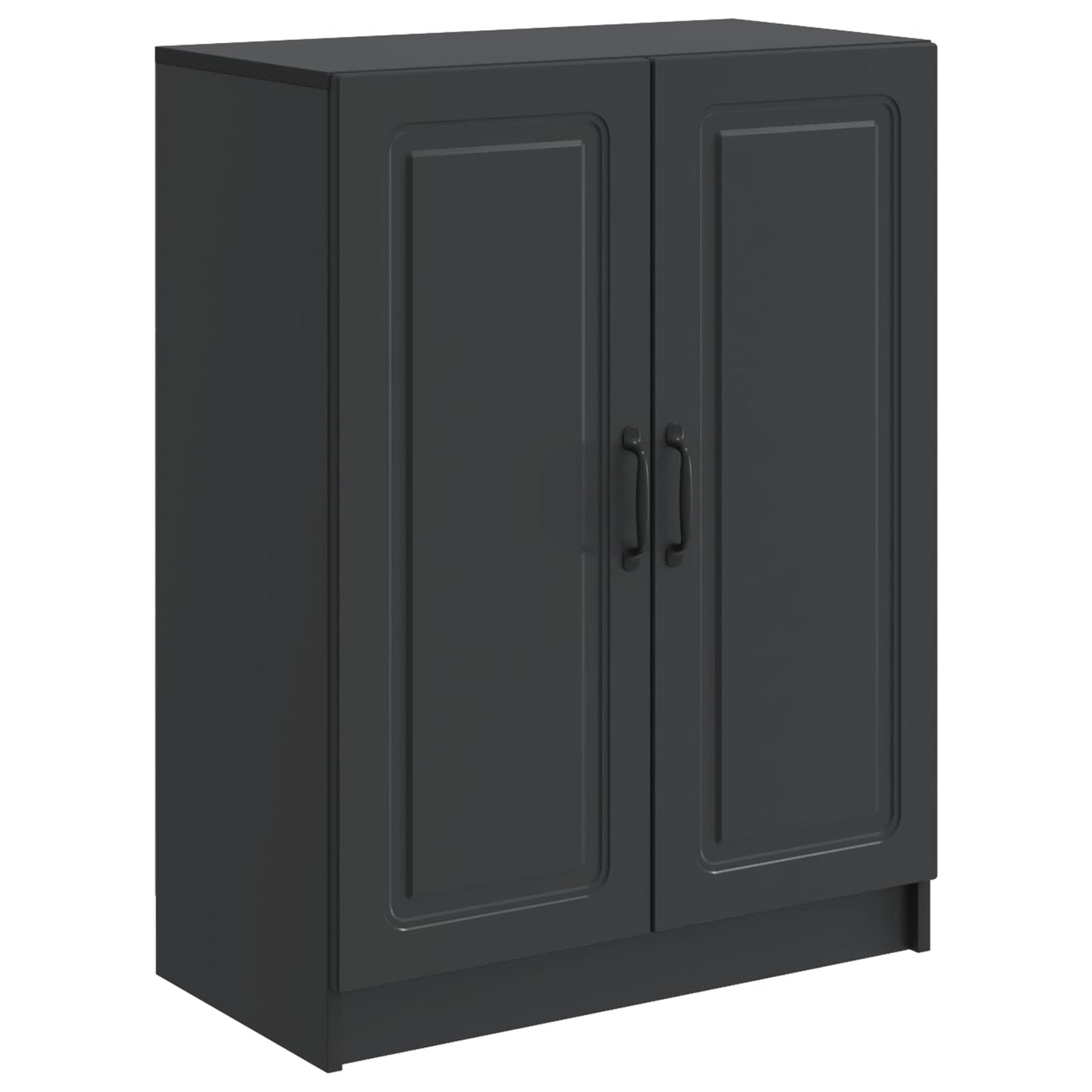 vidaXL Πλαϊνό γραφείο Μαύρο 66 x 34,5 x 87 εκ. Επεξεργασμένο Ξύλο