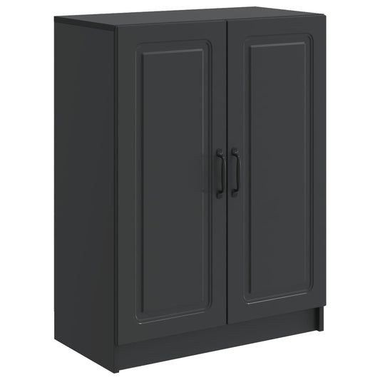 vidaXL Πλαϊνό γραφείο Μαύρο 66 x 34,5 x 87 εκ. Επεξεργασμένο Ξύλο