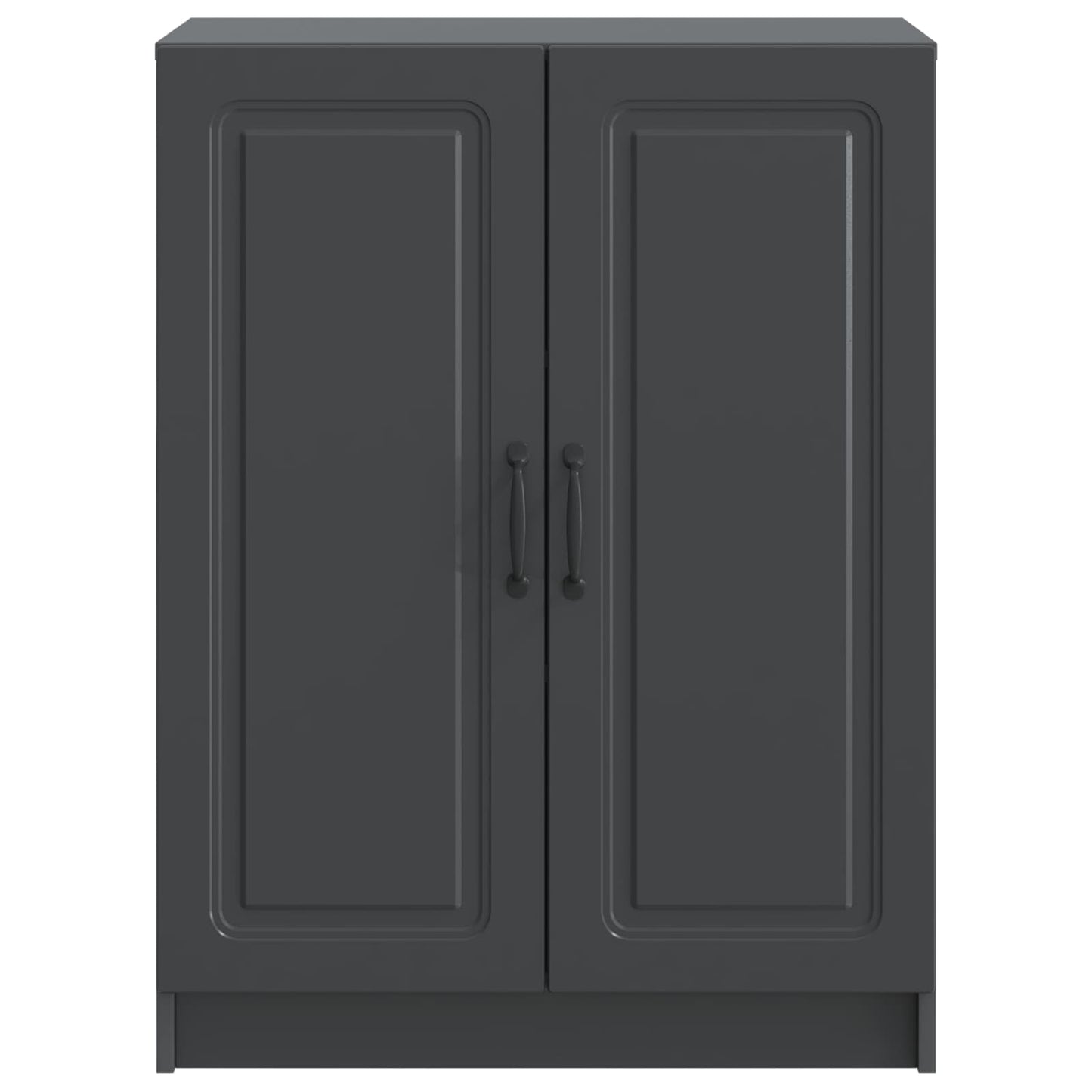 vidaXL Πλαϊνό γραφείο Μαύρο 66 x 34,5 x 87 εκ. Επεξεργασμένο Ξύλο
