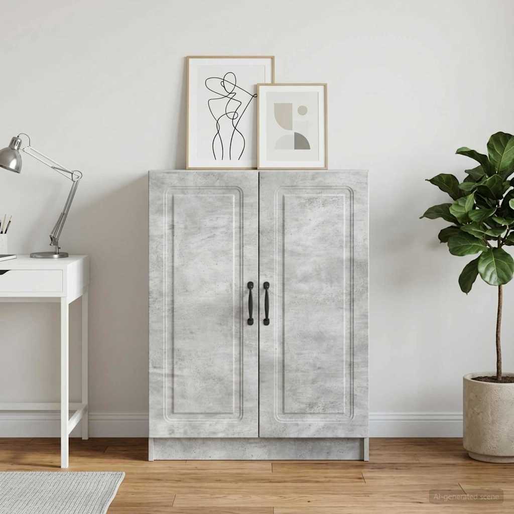 vidaXL Πλαϊνό γραφείο Γκρι Σκυροδέματος 66 x 34,5 x 87 εκ.