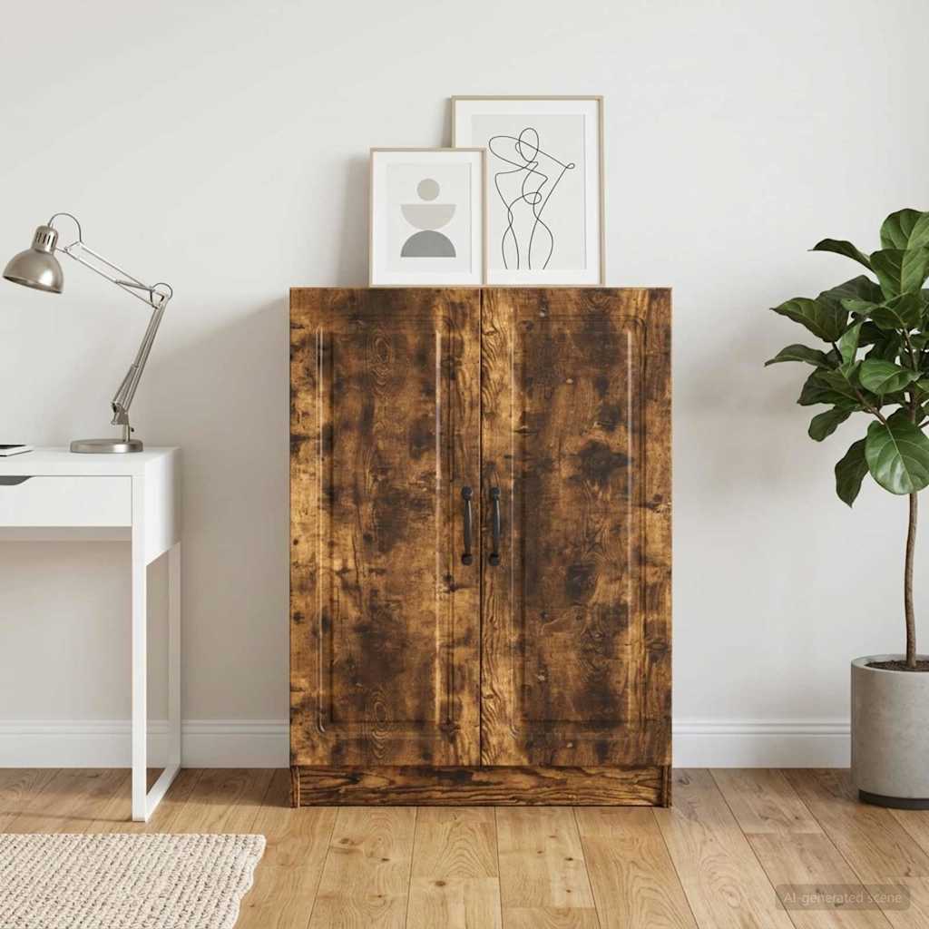 vidaXL Πλαϊνό γραφείο Καπνισμένο Ξύλο Δρυός 66 x 34,5 x 87 εκ.