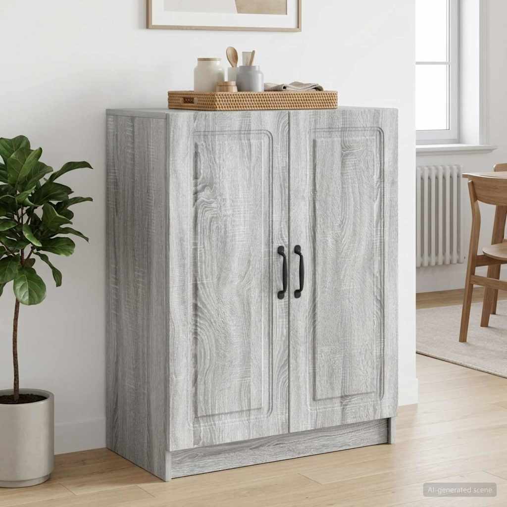 vidaXL Πλαϊνό γραφείο Γκρι Sonoma 66 x 34,5 x 87 εκ.