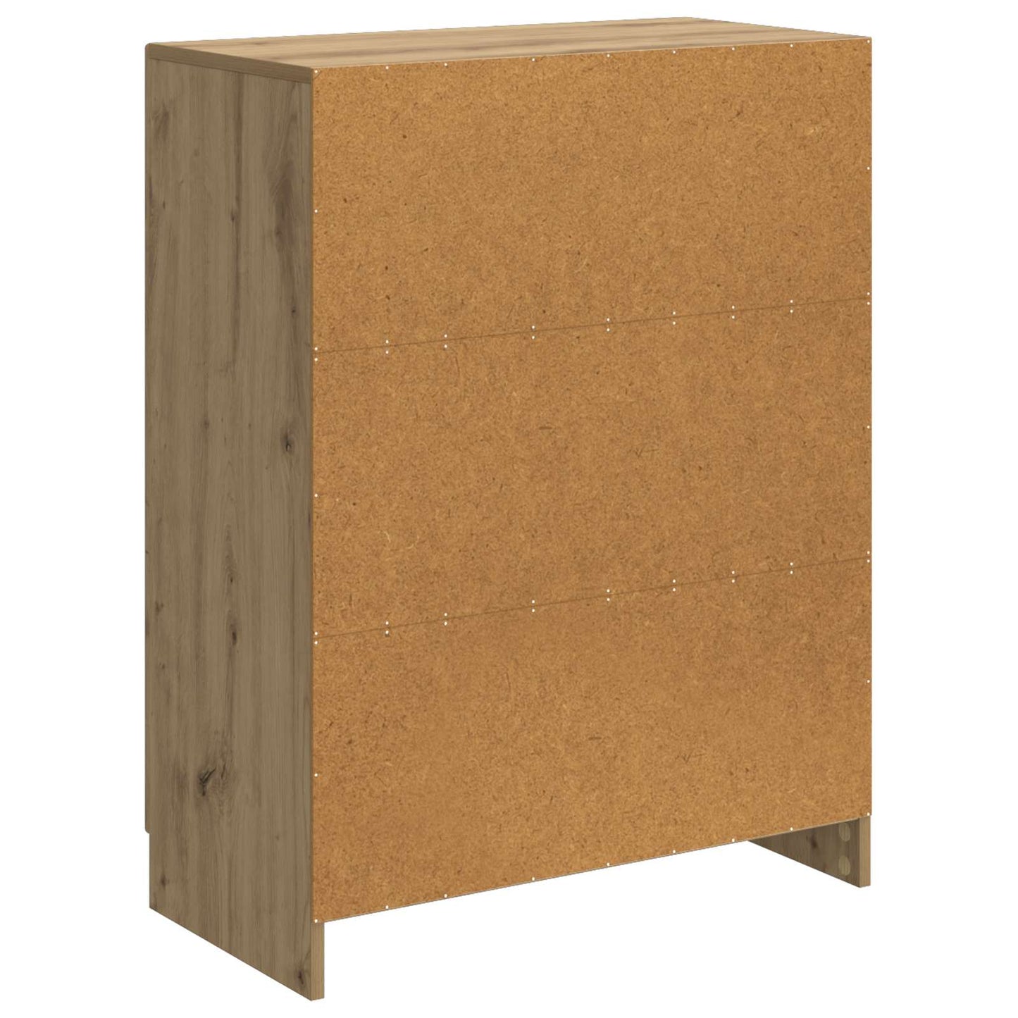 vidaXL Πλαϊνό γραφείο Artisan Δρυς 66 x 34,5 x 87 εκ.