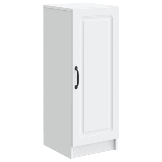 vidaXL Πλαϊνό γραφείο Λευκό 33 x 34,5 x 87 εκ. Επεξεργασμένο Ξύλο