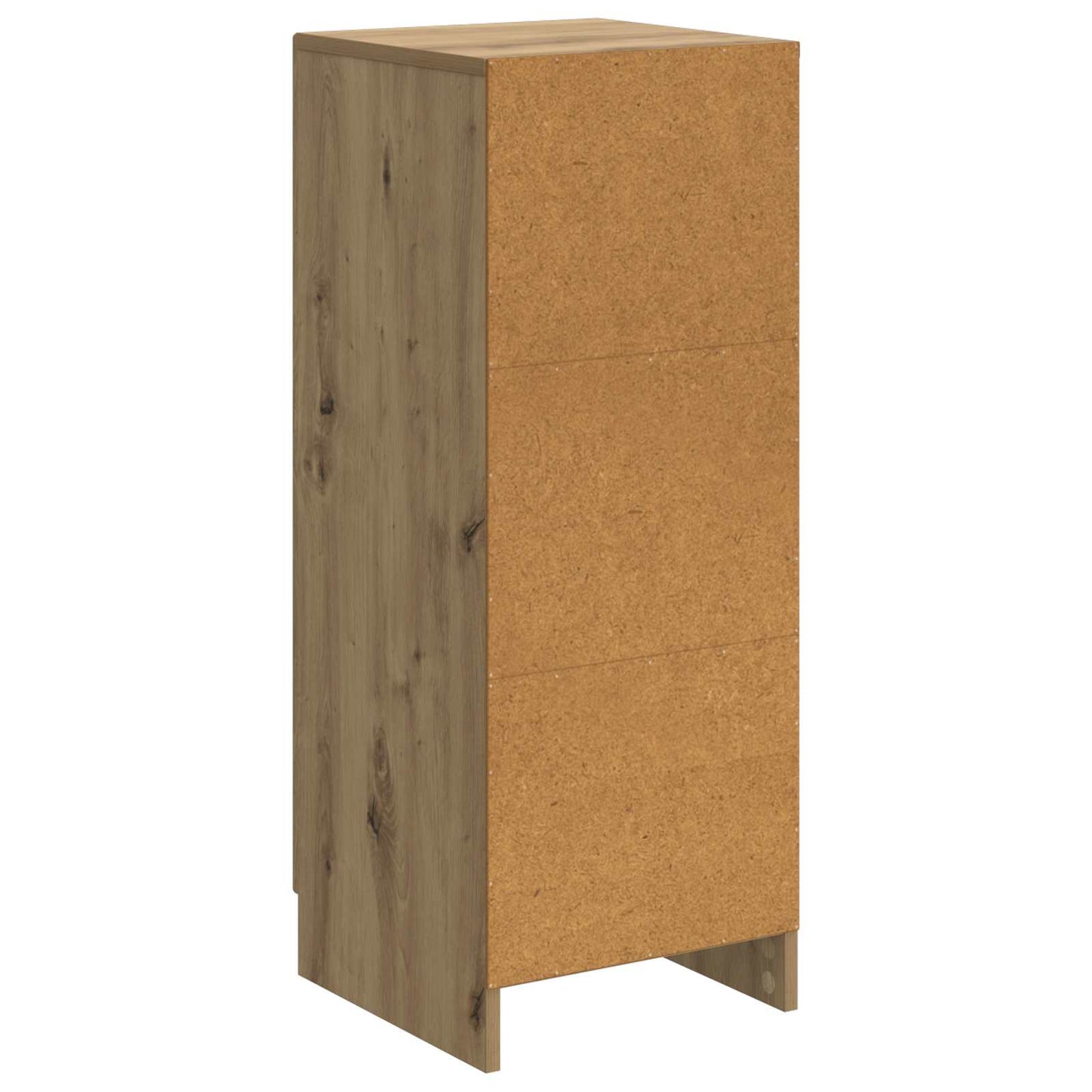 vidaXL Πλαϊνό γραφείο Artisan Δρυς 33 x 34,5 x 87 εκ.