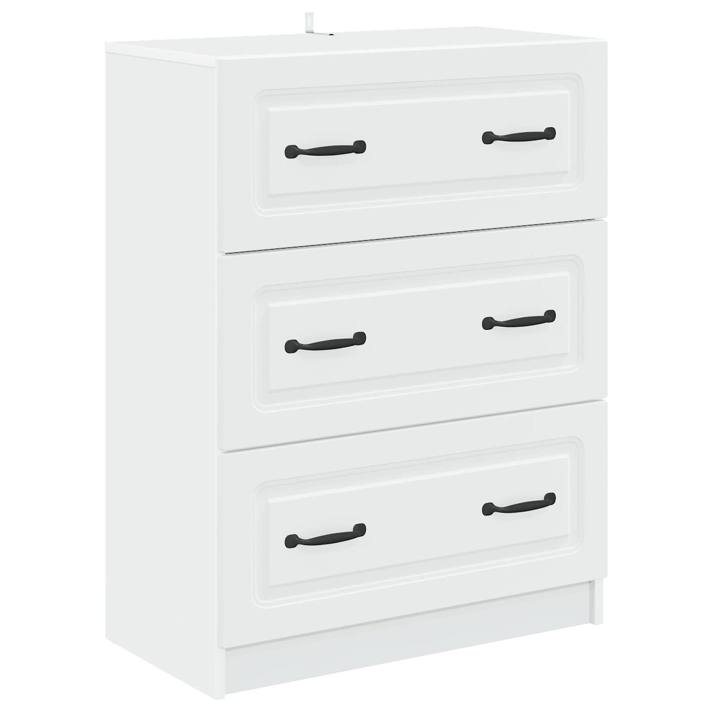 vidaXL Ντουλάπι με Συρτάρια Λευκό 66 x 34,5 x 87 εκ.