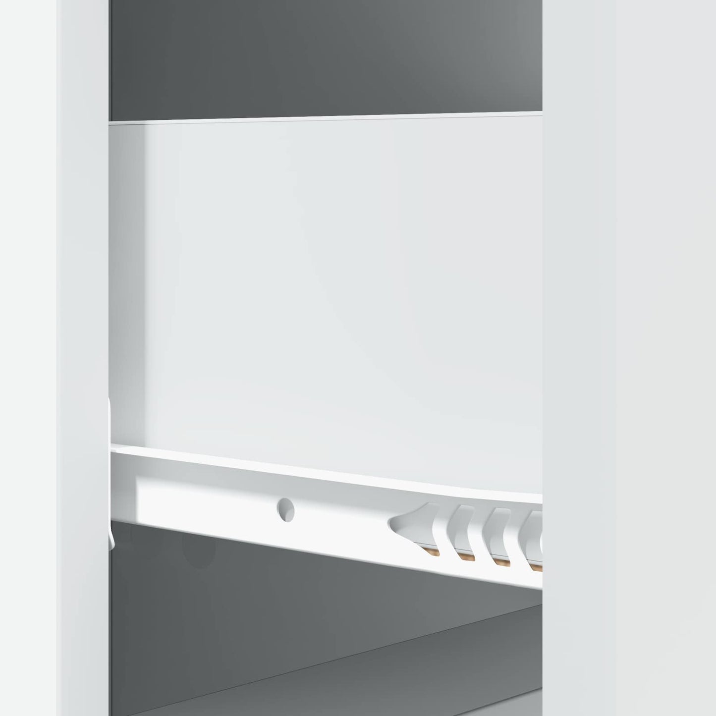 vidaXL Ντουλάπι με Συρτάρια Λευκό 33 x 34,5 x 87 εκ.