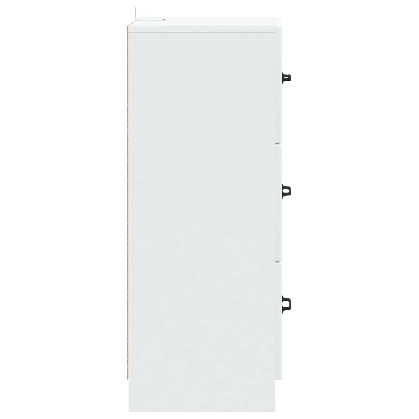 vidaXL Ντουλάπι με Συρτάρια Λευκό 33 x 34,5 x 87 εκ.