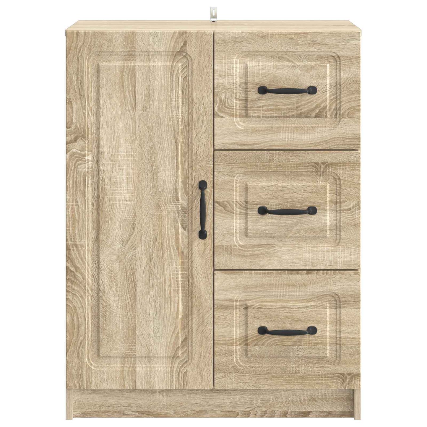 vidaXL Πλαϊνό γραφείο με συρτάρι Sonoma Δρυς 66 x 34,5 x 87 εκ.