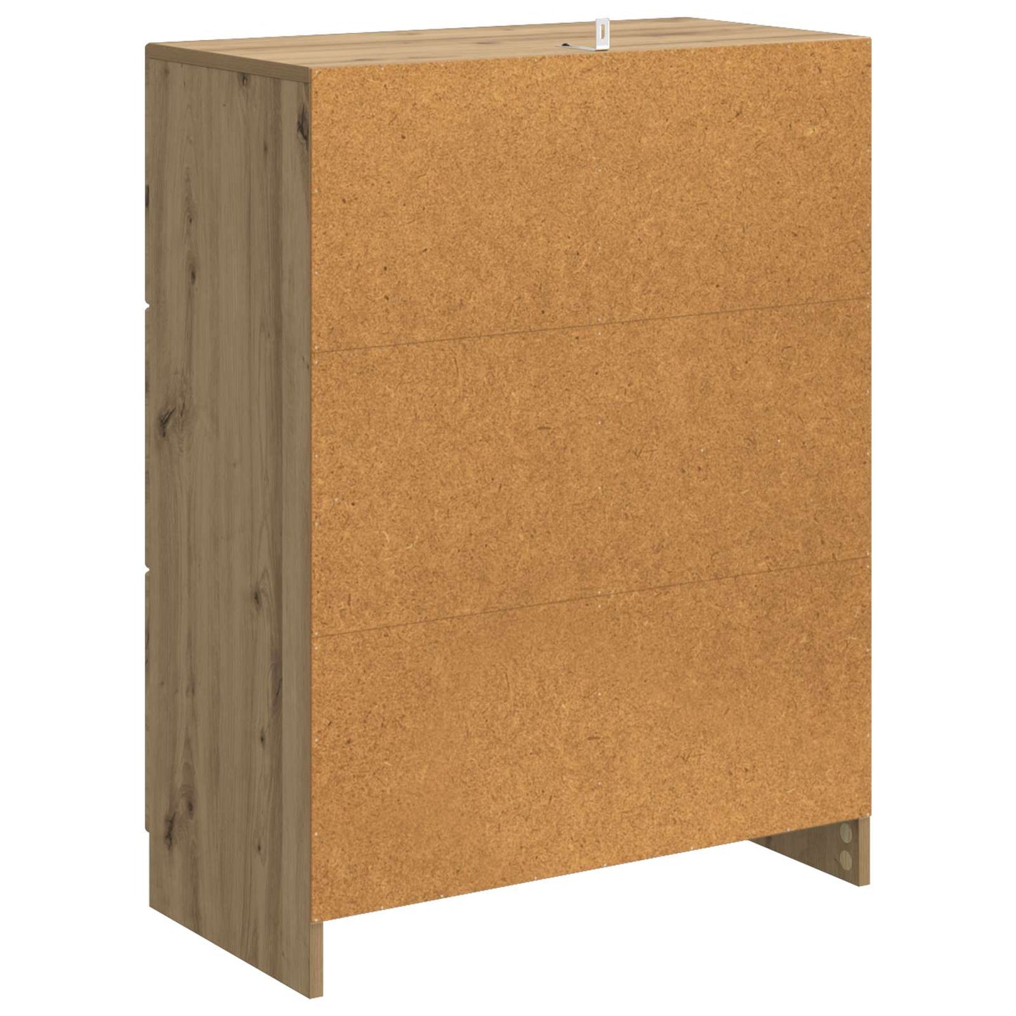 vidaXL Πλαϊνό γραφείο με συρτάρι Artisan Δρυς 66 x 34,5 x 87 εκ.