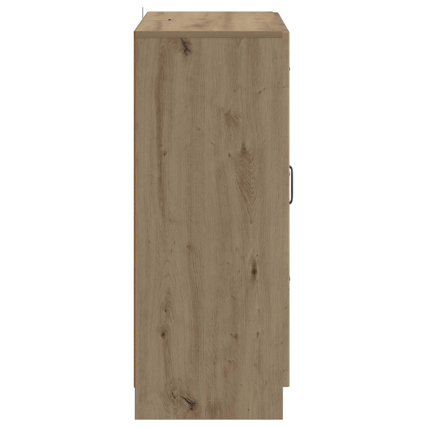 vidaXL Πλαϊνό γραφείο με συρτάρι Artisan Δρυς 66 x 34,5 x 87 εκ.