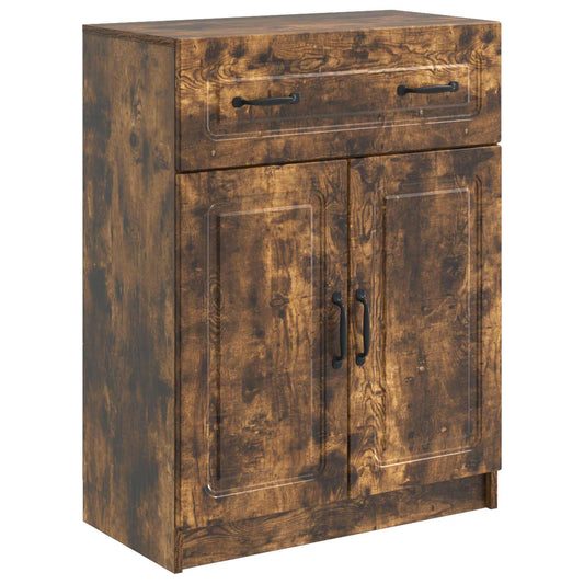 vidaXL Πλαϊνό γραφείο Καπνισμένο Ξύλο Δρυός 66 x 34,5 x 87 εκ.
