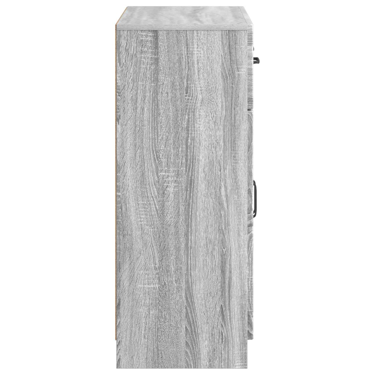 vidaXL Πλαϊνό γραφείο με συρτάρι Γκρι Sonoma 66 x 34,5 x 87 εκ.