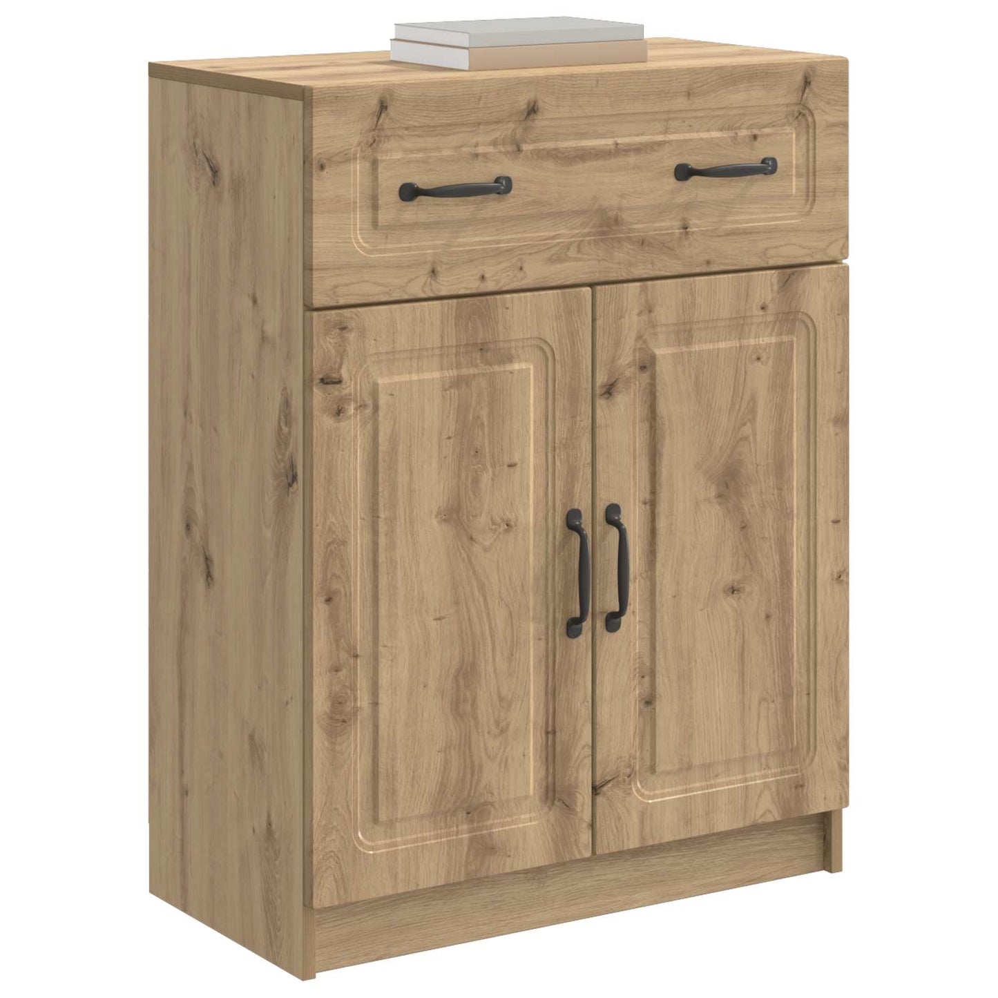 vidaXL Πλαϊνό γραφείο Artisan Δρυς 66 x 34,5 x 87 εκ.