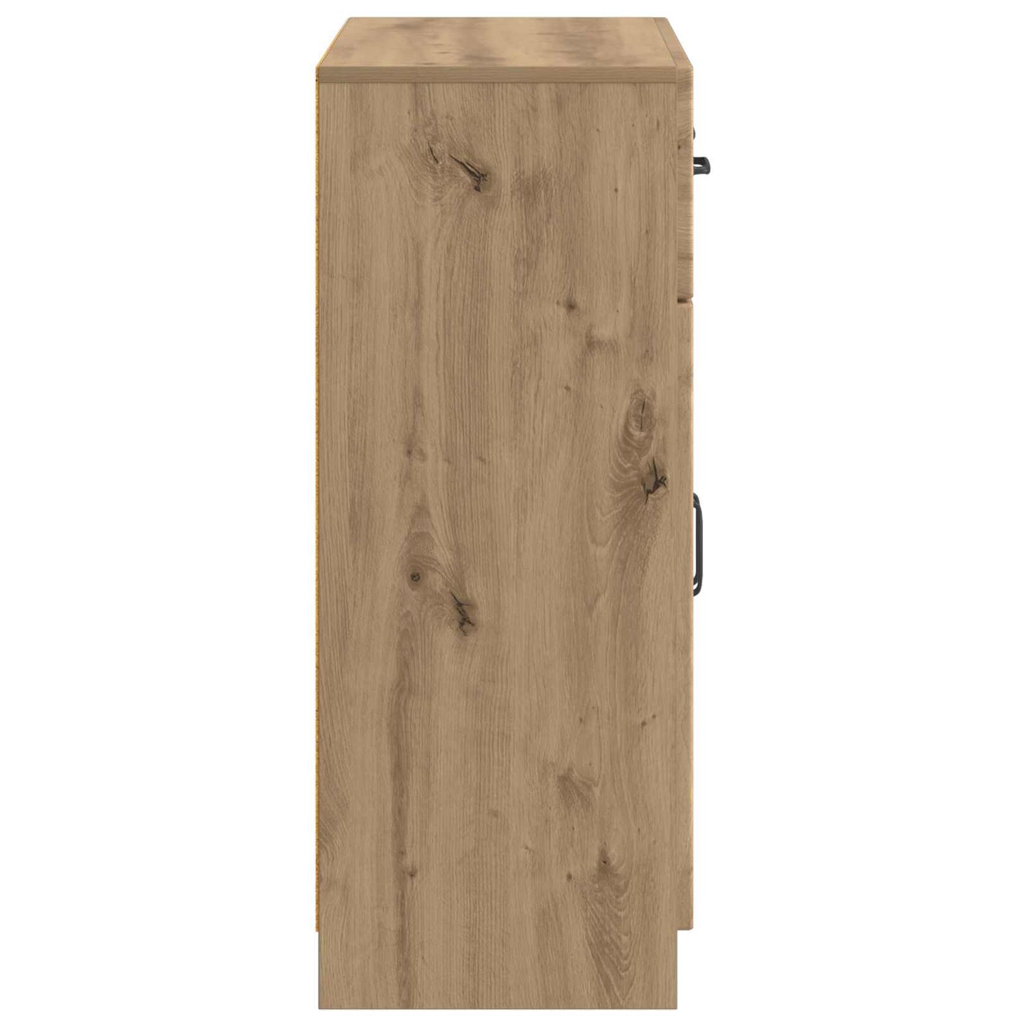 vidaXL Πλαϊνό γραφείο Artisan Δρυς 66 x 34,5 x 87 εκ.