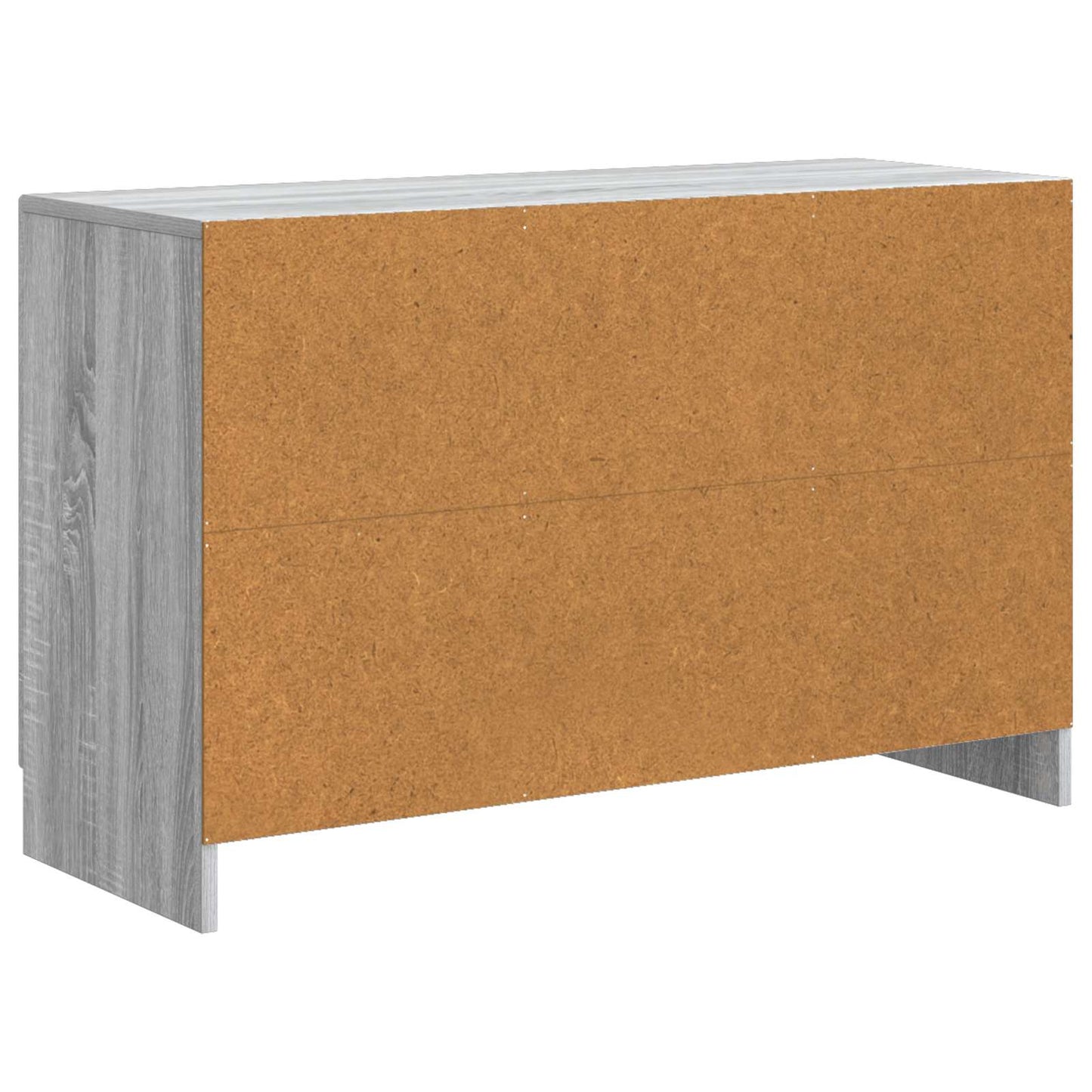 vidaXL Πλαϊνό γραφείο με συρτάρι Γκρι Sonoma 89 x 34,5 x 57 εκ.