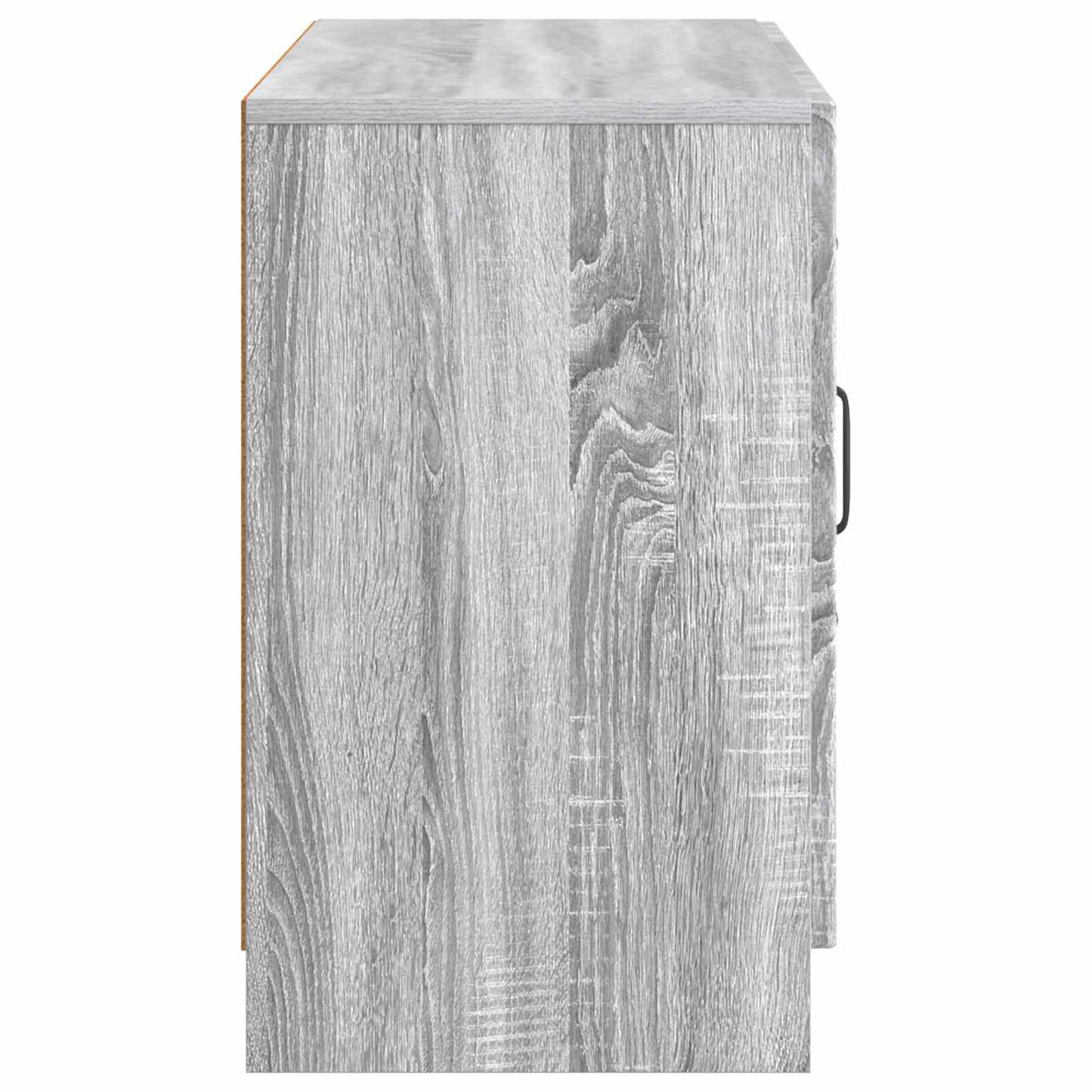 vidaXL Πλαϊνό γραφείο με συρτάρι Γκρι Sonoma 89 x 34,5 x 57 εκ.