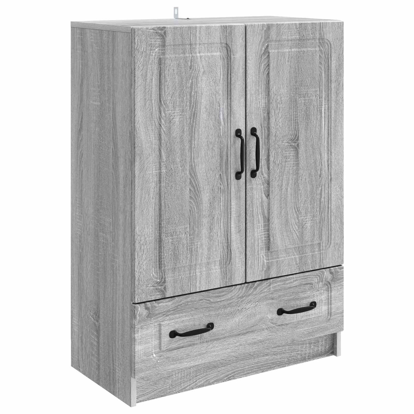 vidaXL Πλαϊνό γραφείο με συρτάρι Γκρι Sonoma 66 x 34,5 x 92 εκ.